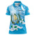 Guatemala Independence Day Women Polo Shirt Since 1821 Coat Of Arms With Tikal - Wonder Print Shop