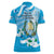 Guatemala Independence Day Women Polo Shirt Since 1821 Coat Of Arms With Tikal - Wonder Print Shop