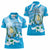 Guatemala Independence Day Women Polo Shirt Since 1821 Coat Of Arms With Tikal - Wonder Print Shop