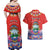 Personalized Costa Rica Independence Day Couples Matching Off Shoulder Maxi Dress and Hawaiian Shirt Guaria Morada With Folk Pattern - Wonder Print Shop