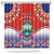 Personalized Costa Rica Independence Day Shower Curtain Guaria Morada With Folk Pattern