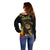 Legend Bob Buffalo Soldier Off Shoulder Sweater American Heroes Reggae Style - Wonder Print Shop