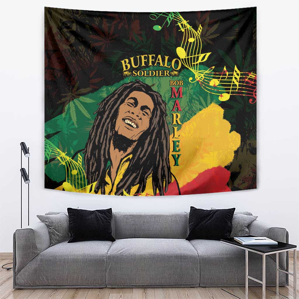 Legend Bob Buffalo Soldier Tapestry American Heroes Reggae Style