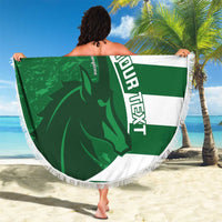 Zimbabwe Rugby Custom Beach Blanket Sables 3rd Champions Proud - Wonder Print Shop