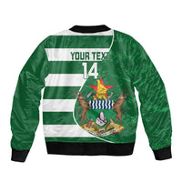 Zimbabwe Rugby Custom Bomber Jacket Sables 3rd Champions Proud - Wonder Print Shop