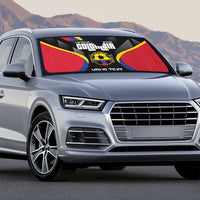 Custom Colombia Football Auto Sun Shade Vamos Las Chicas Superpoderosas - Wonder Print Shop