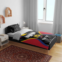 Custom Colombia Football Bedding Set Vamos Las Chicas Superpoderosas - Wonder Print Shop