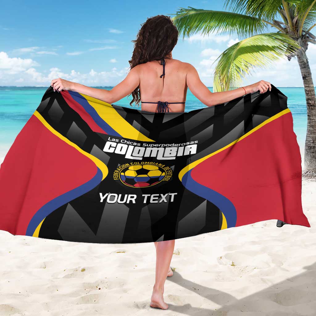 Custom Colombia Football Sarong Vamos Las Chicas Superpoderosas - Wonder Print Shop