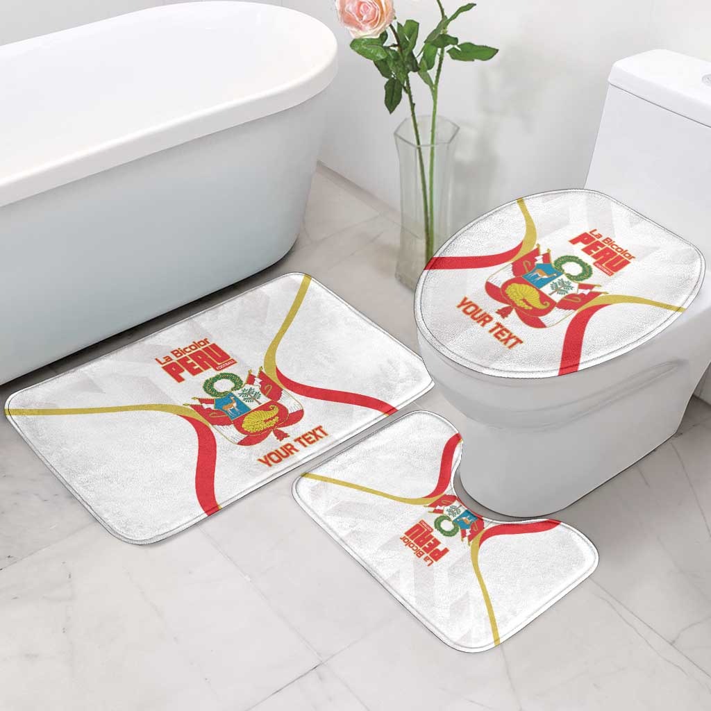 Custom Peru Football Bathroom Set Vamos La Bicolor - Wonder Print Shop