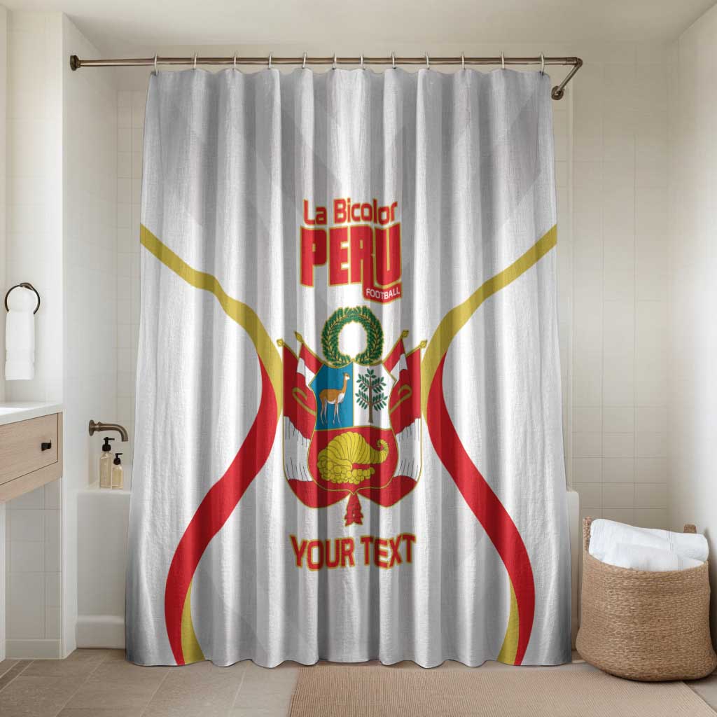Custom Peru Football Bathroom Set Vamos La Bicolor - Wonder Print Shop