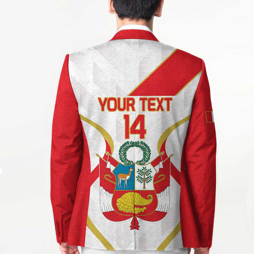 Custom Peru Football Blazer Vamos La Bicolor - Wonder Print Shop