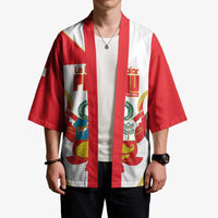 Custom Peru Football Kimono Vamos La Bicolor - Wonder Print Shop