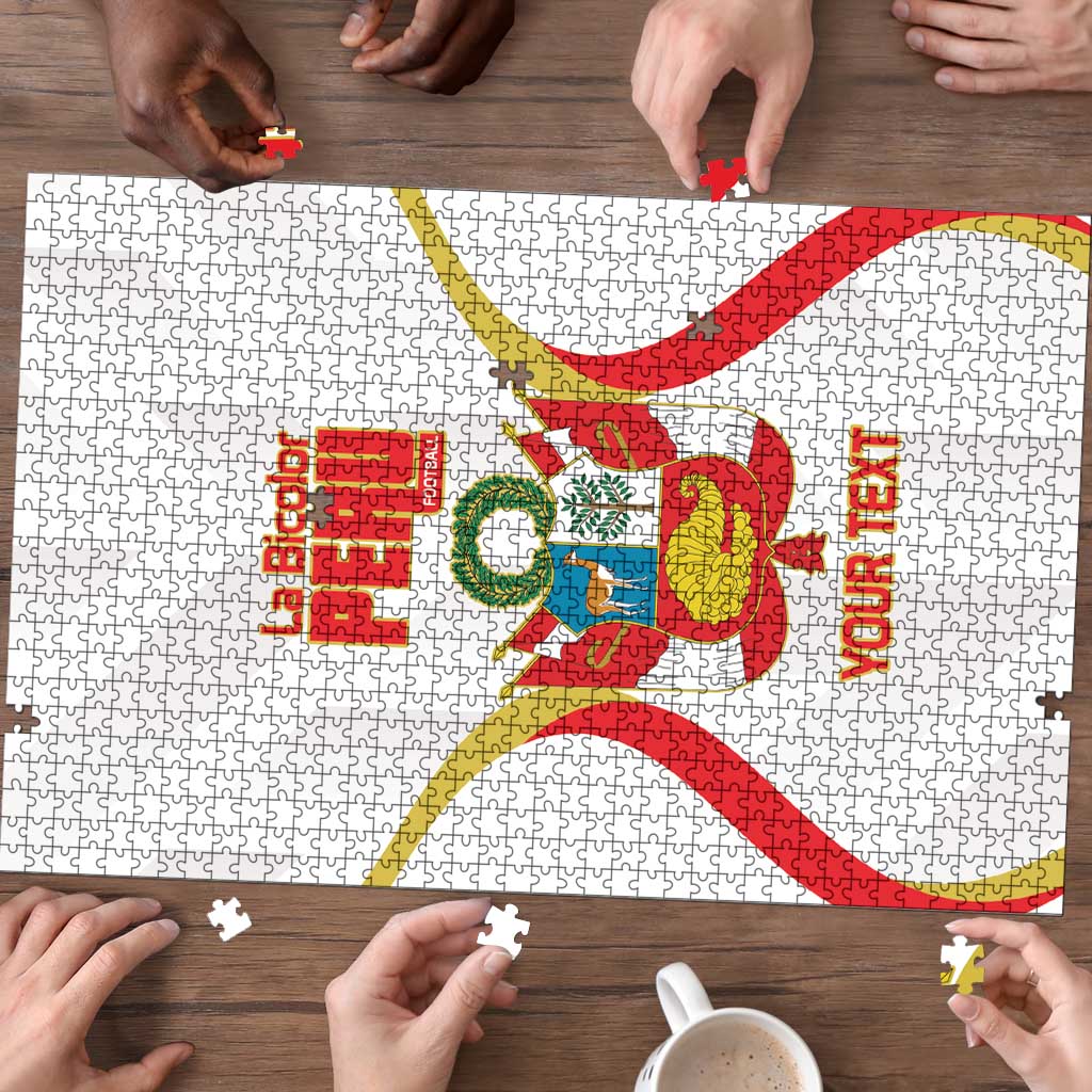 Custom Peru Football Puzzle Vamos La Bicolor - Wonder Print Shop