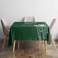 Custom Bolivia Football Tablecloth Vamos La Verde - Wonder Print Shop