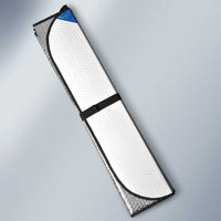 Greece Basketball Custom Auto Sun Shade Go Hellas Blue Version - Wonder Print Shop