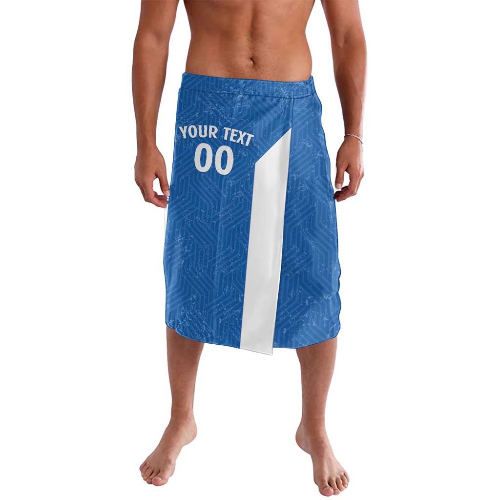 Greece Basketball Custom Lavalava Go Hellas Blue Version - Wonder Print Shop