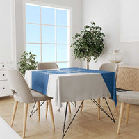 Greece Basketball Custom Tablecloth Go Hellas Blue Version - Wonder Print Shop