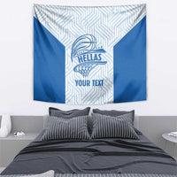 Hellas Basketball Custom Tapestry Go Greece White Version - Wonder Print Shop