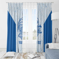 Hellas Basketball Custom Window Curtain Go Greece White Version - Wonder Print Shop