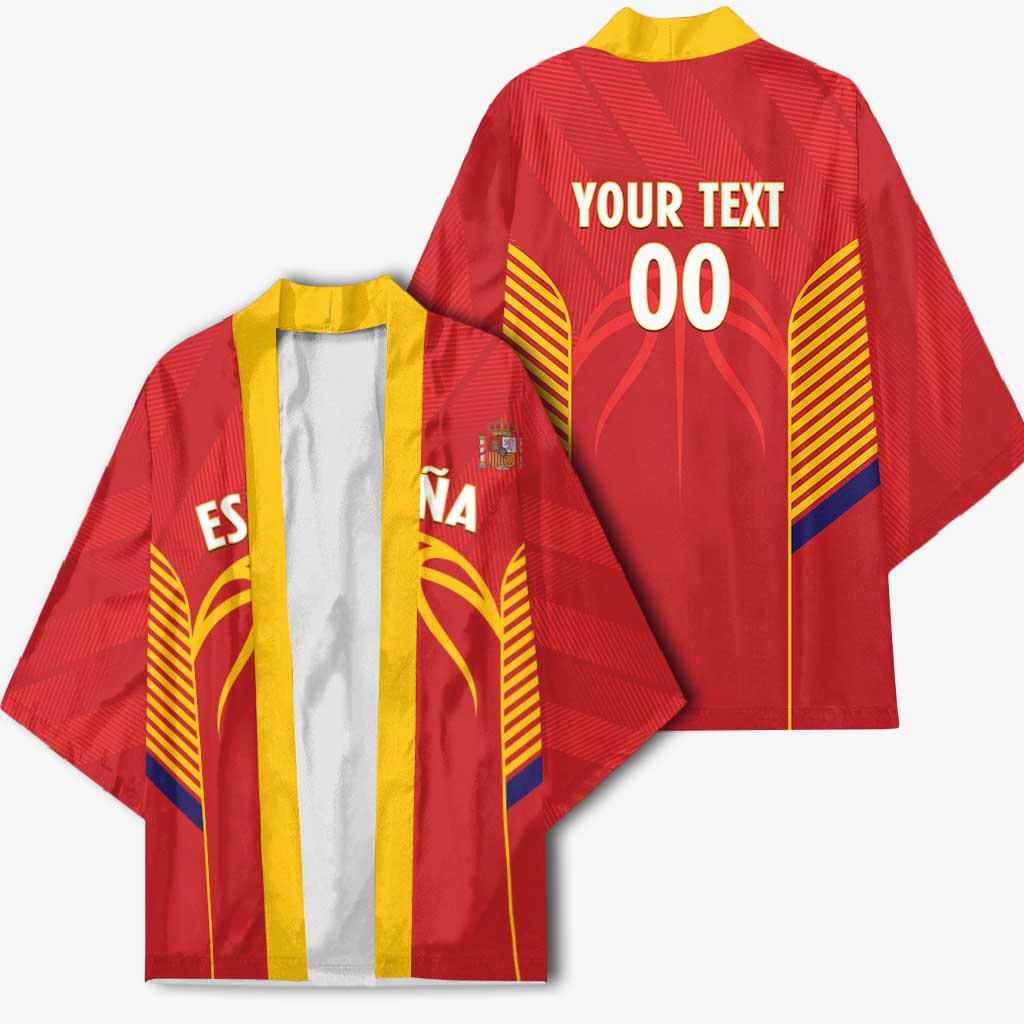 Spain Basketball Custom Kimono La Roja Go Champions - Wonder Print Shop