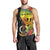 Vanuatu Tafea Day Men Tank Top Coat Of Arms Mix Tropical Flowers - Wonder Print Shop