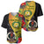 Vanuatu Torba Day Baseball Jersey Coat Of Arms Mix Tropical Flowers - Wonder Print Shop