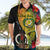 Vanuatu Torba Day Hawaiian Shirt Coat Of Arms Mix Tropical Flowers - Wonder Print Shop