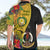 Vanuatu Torba Day Hawaiian Shirt Coat Of Arms Mix Tropical Flowers - Wonder Print Shop