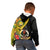 Vanuatu Torba Day Kid Hoodie Coat Of Arms Mix Tropical Flowers - Wonder Print Shop