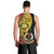 Vanuatu Torba Day Men Tank Top Coat Of Arms Mix Tropical Flowers - Wonder Print Shop