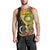 Vanuatu Torba Day Men Tank Top Coat Of Arms Mix Tropical Flowers - Wonder Print Shop