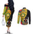 personalised-vanuatu-torba-day-couples-matching-off-the-shoulder-long-sleeve-dress-and-long-sleeve-button-shirts-coat-of-arms-mix-tropical-flowers