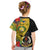 Personalised Vanuatu Torba Day Kid T Shirt Coat Of Arms Mix Tropical Flowers - Wonder Print Shop