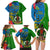 Vanuatu Malampa Day Family Matching Long Sleeve Bodycon Dress and Hawaiian Shirt Coat Of Arms Mix Tropical Flowers - Wonder Print Shop