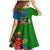 Vanuatu Malampa Day Family Matching Mermaid Dress and Hawaiian Shirt Coat Of Arms Mix Tropical Flowers - Wonder Print Shop