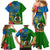 Vanuatu Malampa Day Family Matching Mermaid Dress and Hawaiian Shirt Coat Of Arms Mix Tropical Flowers - Wonder Print Shop