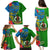 Vanuatu Malampa Day Family Matching Puletasi Dress and Hawaiian Shirt Coat Of Arms Mix Tropical Flowers - Wonder Print Shop