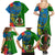 Vanuatu Malampa Day Family Matching Summer Maxi Dress and Hawaiian Shirt Coat Of Arms Mix Tropical Flowers - Wonder Print Shop