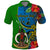 Vanuatu Malampa Day Polo Shirt Coat Of Arms Mix Tropical Flowers - Wonder Print Shop