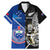 New Zealand And Samoa Rugby Family Matching Mermaid Dress and Hawaiian Shirt All Black Tiki Fern Mix Manu Samoa 2023 World Cup - Wonder Print Shop