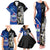 New Zealand And Samoa Rugby Family Matching Tank Maxi Dress and Hawaiian Shirt All Black Tiki Fern Mix Manu Samoa 2023 World Cup - Wonder Print Shop