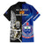 New Zealand And Samoa Rugby Hawaiian Shirt All Black Tiki Fern Mix Manu Samoa 2023 World Cup - Wonder Print Shop