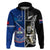 New Zealand And Samoa Rugby Hoodie All Black Tiki Fern Mix Manu Samoa 2023 World Cup - Wonder Print Shop