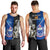 New Zealand And Samoa Rugby Men Tank Top All Black Tiki Fern Mix Manu Samoa 2023 World Cup - Wonder Print Shop