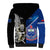 New Zealand And Samoa Rugby Sherpa Hoodie All Black Tiki Fern Mix Manu Samoa 2023 World Cup - Wonder Print Shop