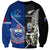 New Zealand And Samoa Rugby Sweatshirt All Black Tiki Fern Mix Manu Samoa 2023 World Cup - Wonder Print Shop