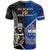 New Zealand And Samoa Rugby T Shirt All Black Tiki Fern Mix Manu Samoa 2023 World Cup - Wonder Print Shop