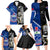 Custom New Zealand And Samoa Rugby Family Matching Long Sleeve Bodycon Dress and Hawaiian Shirt All Black Tiki Fern Mix Manu Samoa 2023 World Cup - Wonder Print Shop