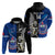 Custom New Zealand And Samoa Rugby Hoodie All Black Tiki Fern Mix Manu Samoa 2023 World Cup - Wonder Print Shop