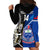 Custom New Zealand And Samoa Rugby Hoodie Dress All Black Tiki Fern Mix Manu Samoa 2023 World Cup - Wonder Print Shop